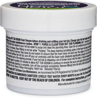 The Serum Total Cleans Watercare shows the back of the label which is all written in a small, black font.  It is mainly the directions for how to use this product.