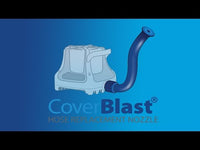 This video, hosted by YouTube, depicts the installation and use of a CoverBlast hose replacement nozzle. Attachment of the unit to the discharge port of the cover pump is depicted.