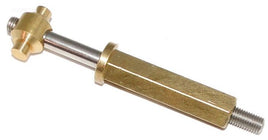 R0357500 is a stainless steel threaded shaft with brass nuts on either end. This piece is used to hole the filter clamp tight around a Jandy CV series filter. 